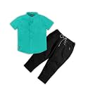 BRUCEWANE Kids Shirt And Trouser Combo Set