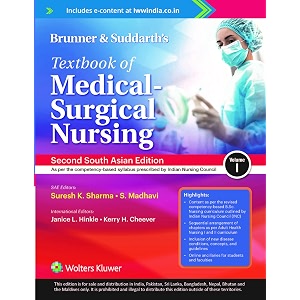 brunner amp suddarths textbook of medical - surgical nursing vol 1 2nd south asian ed