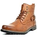 Bruno Marc Men's Motorcycle Combat Boots