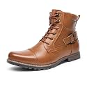 Bruno Marc Men's Motorcycle Combat Boots