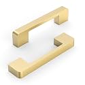 Brushed Gold Cabinet Pulls and Handles, 3.75 Inch, 10 Pack