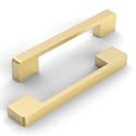 Brushed Gold Cabinet Pulls and Handles, 5 Inch, 15 Pack