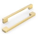 Brushed Gold Cabinet Pulls and Handles, 7.5 Inch, 10 Pack