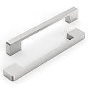 Brushed Satin Nickel Cabinet Pulls and Handles, 6.3 Inch, 10 Pack