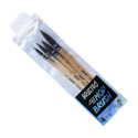 BRuSTRO Artist’s Natural Hair MOP Brush | Set of 4 – (0, 2, 4, 8)