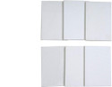 BRuSTRO Cotton Medium Grain Canvas Board (Set of 6)