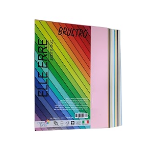 brustro elle erre coloured card stock craft paper a4 size 220 gsm mixed soft colours 24 sheets pack12 colours x 2 sheetsideal for schoolsposter artists with pastelcharcoalcalligraphypen