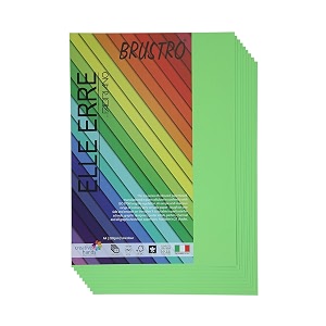 brustro elle erre coloured card stock craft paper a4 size 220 gsm verde pisello colour pack of 9 sheets pea green shadeideal for schoolsposter artists with pastelcharcoalcalligraphypen