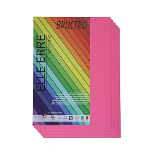 brustro elle erre coloured card stock craft paper a4 size 220 gsm fucsia colourpack of 9 sheetspinkish purple shadeideal for schoolsposter artists with pastelcharcoalcalligraphypen