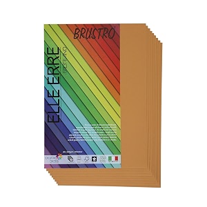 brustro elle erre coloured card stock craft paper a4 size 220 gsm avana colour pack of 9 sheets reddish light brown shadeideal for schoolsposter artists with pastelcharcoalcalligraphypen