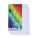 BRUSTRO Elle Erre Coloured Card Stock Craft Paper | White Shade, Bianco Colour, A4, 220 GSM, Pack of 9 Sheets | Acid Free, Ideal for Pastel, Charcoal, Calligraphy, Silkscreen, Pen &amp; Ink