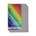 BRUSTRO Elle Erre Coloured Card Stock Craft Paper A4 Size 220 GSM China Colour, Pack of 9 Sheets. Ash Grey Shade|Ideal for schools,graphic designers,poster artists with pastel,charcoal,calligraphy,pen