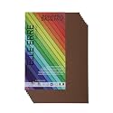 BRUSTRO Elle Erre Coloured Card Stock Craft Paper A4 Size 220 GSM Marrone Colour, Pack of 9 Sheets. Maroon Shade|Ideal for schools,graphic designers,poster artists with pastel,charcoal,calligraphy,pen