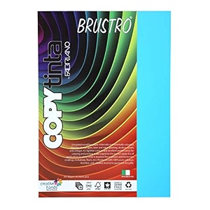 fabriano copytinta coloured craft paper a4 size 80 gsm 60 sheets mint blue shade cielo  ideal for photocopies laser prints fax dividers covers collages craft school office