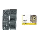 BRUSTRO Kneadable Art Eraser (Pack of 6) (BRKAE6) &amp; Brustro Bristol Ultra Smooth Glued Pad 250 GSM A4-20 Sheets