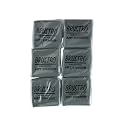 Brustro Kneadable Art Eraser | Pack of 6 | Ideal for Students and Adults, Soft, Durable, Charcoal, Cleaning, Lightening, Correction of Drawings, Sketching, Art, Fineart, School, Office Use
