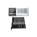 BRUSTRO Professional Pigment Based Fineliner Pen | Box of 10 | Tip Size - 1.0 mm | Black | Archival Waterproof UV Resistant Ink, Ideal for Mandala, Drawing,Artist Illustration,Sketching