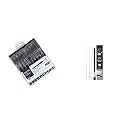 BRUSTRO Professional Pigment Based Fineliner - Set of 10 (Black) Artists’ White Charcoal Pencil Set of 3 + 1 Pencil Eraser