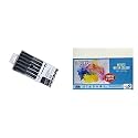 BRUSTRO Professional Pigment Based Fineliner - Set of 6 (Black) Artists Watercolour Paper