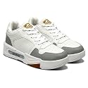 BRUTON Men39s HUSTLE-222 White Sneakers Stylish
