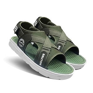 BRUTON Mens Thong Sandals Casual Open
