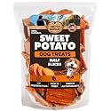 BRUTUS &amp; BARNABY Dried Sweet Potato Dog Treats &amp; Chews, Half Slices, 8 oz