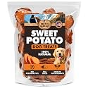 BRUTUS &amp; BARNABY Dried Sweet Potato Dog Treats &amp; Chews, Full Slices, 14 oz