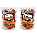 BRUTUS &amp; BARNABY Dried Sweet Potato Dog Treats, Half Slices, 5 lb, 2 Pack