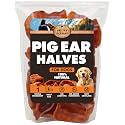 BRUTUS & BARNABY Pig Ear Halves for Dogs, Natural Dog Treats, 15 Ct