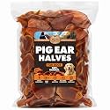 BRUTUS & BARNABY Pig Ear Halves for Dogs, Natural Dog Treats, 40 Ct