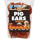 BRUTUS & BARNABY Whole Pig Ears for Dogs, Natural Chew Treats, 100 Ct
