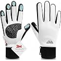 Bruvoalon Winter Gloves for Women &amp; Men, 3M Thermal Insulation, Lycra Fabric, Touchscreen, Anti-Slip