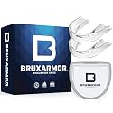 BruxArmor Custom Fit Mouth Guard for Sleep and Grinding, 2-Pack, Clear