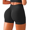 BRXL Scrunch Butt Lifting Shorts for Women V Back Seamless 5" High Waist Workout Gym Compression Spandex Impact Shorts