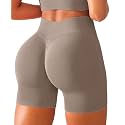 BRXL Scrunch Butt Lifting Shorts for Women V Back Seamless 5" High Waist Workout Gym Compression Spandex Impact Shorts