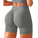 BRXL Scrunch Butt Lifting Shorts for Women V Back Seamless 5" High Waist Workout Gym Compression Spandex Impact Shorts