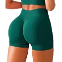 BRXL Scrunch Butt Lifting Shorts for Women V Back Seamless 5" High Waist Workout Gym Compression Spandex Impact Shorts
