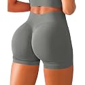 BRXL Scrunch Butt Lifting Shorts for Women V Back Seamless 5" High Waist Workout Gym Compression Spandex Impact Shorts