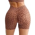BRXL Scrunch Butt Lifting Shorts for Women V Back Seamless 5" High Waist Workout Gym Compression Spandex Impact Shorts