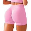 BRXL Scrunch Butt Lifting Shorts for Women V Back Seamless 5" High Waist Workout Gym Compression Spandex Impact Shorts