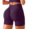 BRXL Scrunch Butt Lifting Shorts for Women V Back Seamless 5" High Waist Workout Gym Compression Spandex Impact Shorts