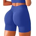 BRXL Scrunch Butt Lifting Shorts for Women V Back Seamless 5" High Waist Workout Gym Compression Spandex Impact Shorts