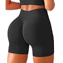 BRXL Scrunch Butt Lifting Shorts for Women V Back Seamless 5" High Waist Workout Gym Compression Spandex Impact Shorts