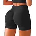 BRXL Scrunch Butt Lifting Shorts for Women V Back Seamless 5" High Waist Workout Gym Compression Spandex Impact Shorts