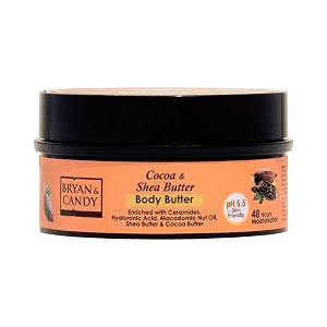 bryan amp candy cocoa shea body butter ph55 skin friendly  48hrs moisturization  100 vegan