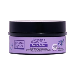 bryan amp candy lavender amp vanilla body butter ph55 skin friendly  48hrs moisturization  100 vegan
