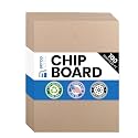 Bryco Goods Chipboard Sheets 8.5" x 11" - 100 Sheets, 22-Point, Made in USA