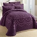BrylaneHome Cotton Georgia Chenille Bedspread