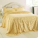 BrylaneHome Cotton Georgia Chenille Bedspread