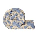 BSB HOME 220 GSM Reversible Microfiber AC Comforter/Duvets for Mild Winter | All Season King Size 3 Layered Quilted Blanket for Double Bed (220 cm x 240 cm, Floral, Beige &amp; Grey)